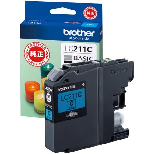 Amazon.co.jp: ブラザー 純正インク LC211C シアン 2個