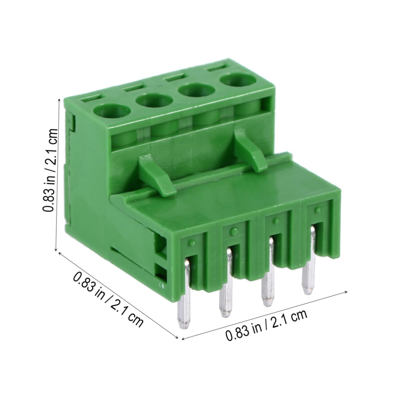 SOLUSTRE 3piezas Conector Pcb Terminal Block Pines Rectos Conector De Placa De Circuito Terminales De Bloque Para Aplicaciones Eléctricas Resistente Temperaturas De Paquete