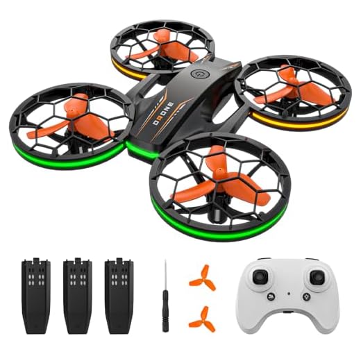 RC Drone with Auto Hovering and LED Lights