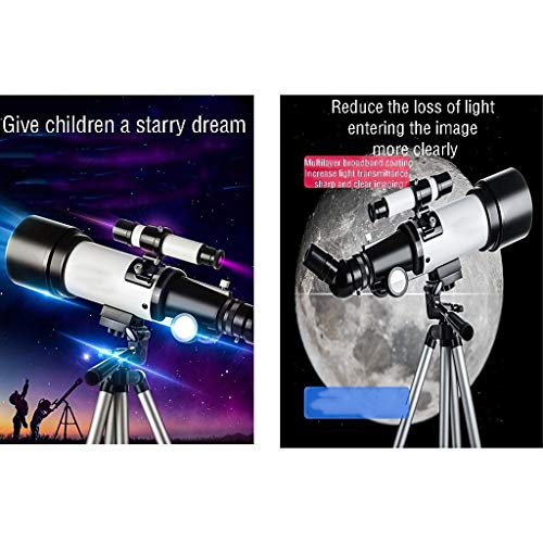 Telescopio infantil refractor con trípode y accesorios miniatura 4