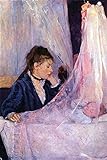 Mother Looks at Baby in The Cradle Poster Print by Berthe Morisot (24 x 36)