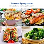 MEDION 3 in 1 Mikrowelle mit Grill und Heißluft Funktion (23 Liter, 800 Watt Leistung, 1200 Watt Obergrill-/Heißluftleistung, freistehend, MD17495) silber – Bild 3
