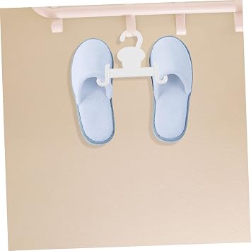 10pcs Plastic Shoe Hanger Stackers Slippers Display Hooks for Home Closet Organizer Space Saver Shoe Drying Rack