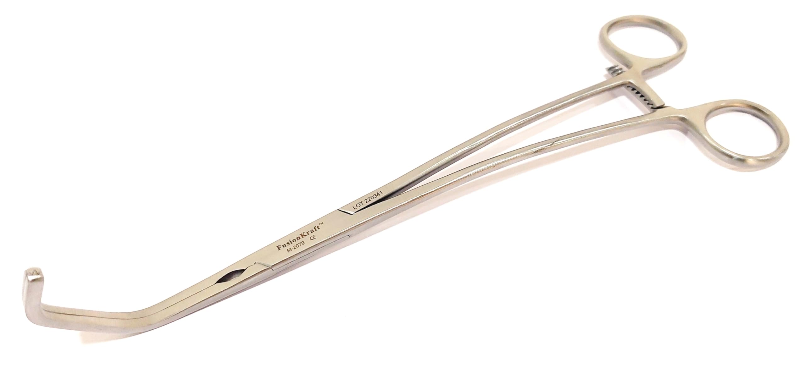 FusionKraft DeBakey-Satinsky Tangential Occlusion Vascular Clamps/Vena Cava Clamp Forceps, Atraumatic Serrations, Angled Shaft, 9" (B0D31TX8QD) Amazon Price History, Amazon Price Tracker