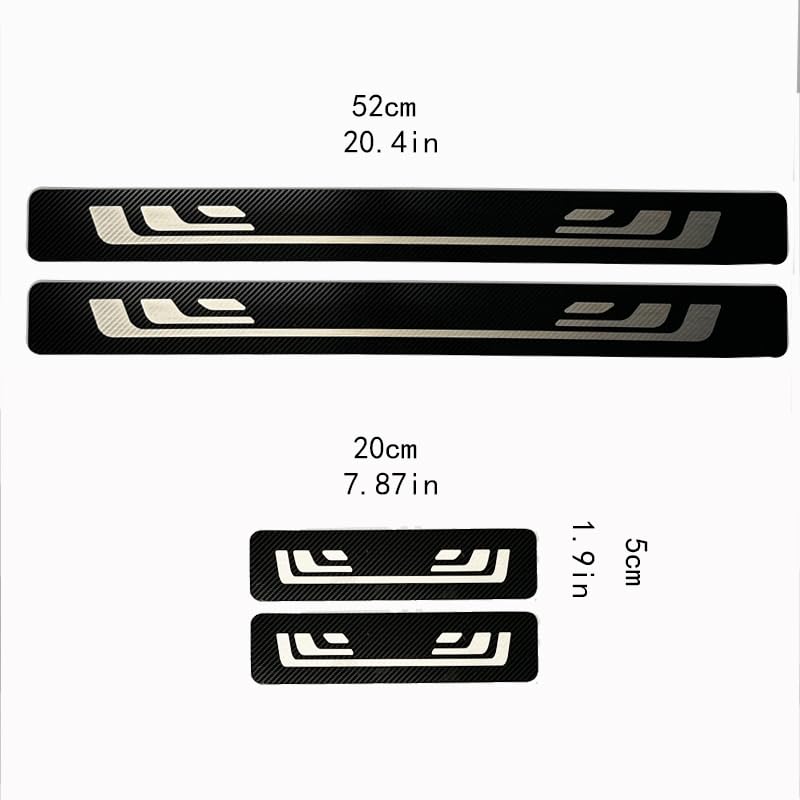 Protezione Battitacco in Acciaio Inox per Honda CR-V 2018-2023, Piastre di Copertura della Soglia della Portiera, Accessori Auto AntiGraffio,Black