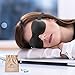 OriHea Eye Mask for Sleeping, Sleep Mask for Men and Women, Patented Design 100% Blackout Sleep Mask Comfortable Eye Mask Blindfold, Black