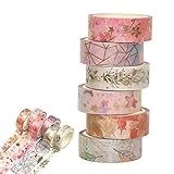 tapas album scrapbook ★ Diseño único: esta cinta decorativa Washi está tejida en papel de oro en varias formas y patrones, lo que permite que brille su creatividad, sea muy fresca y encantadora, y ofrece una excelente opción para todos.