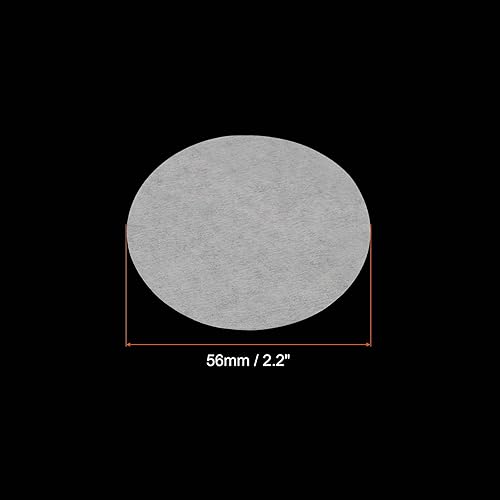 Miniatura 2 de PATIKIL Mocha Pot - Filtro de papel redondo desechable de 2.2 pulgadas de diámetro exterior para máquina de café expreso, cafetería, oficina, hogar,