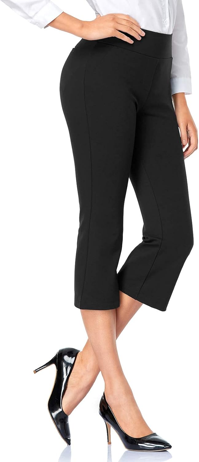 High waisted capri dress pants Clearance