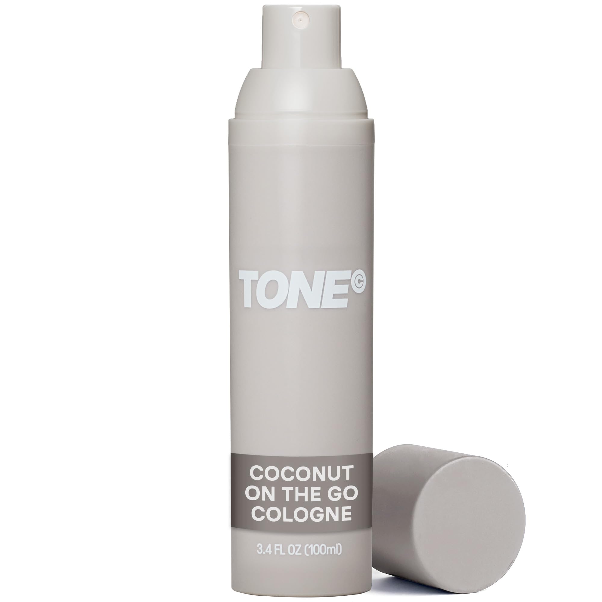 TONE Cologne for Men | Coconut Cologne Spray | Notes of Coconut, Vanilla, and Sandalwood | On The Go | Cologne and Perfume Mist, Travel Size Spray, 3.4 fl oz
