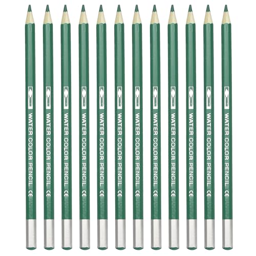 PATIKIL Lápiz acuarelable para momentos de creatividad, 12 unidades solubles para pintar y dibujar