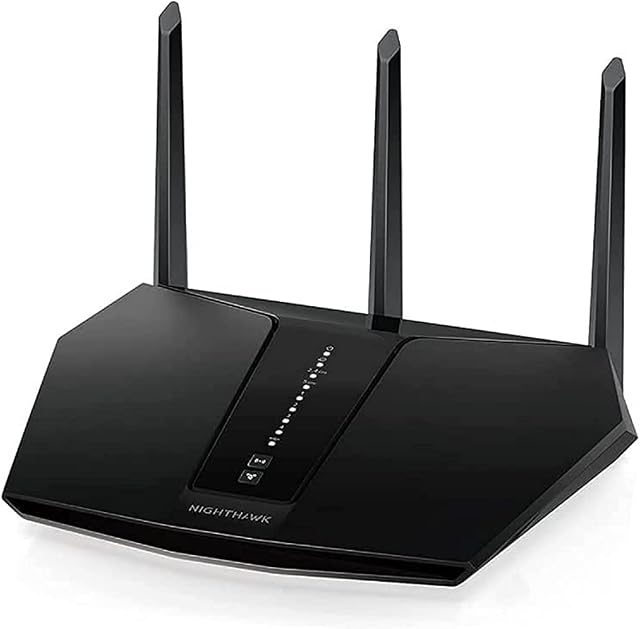 NETGEAR Nighthawk WiFi 6 Router (RAX30)  AX2400 Wireless Speed (Up to 2.4 Gbps) | Up to 2,000 sq. ft. Coverage and 20 Devices