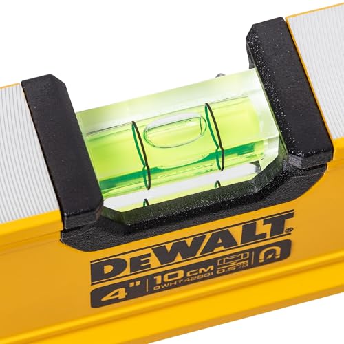 Dewalt Mini Nível Magnético de 4 Polegadas, Ferramenta Compacta para Caixa de Ferramentas, Fabricado