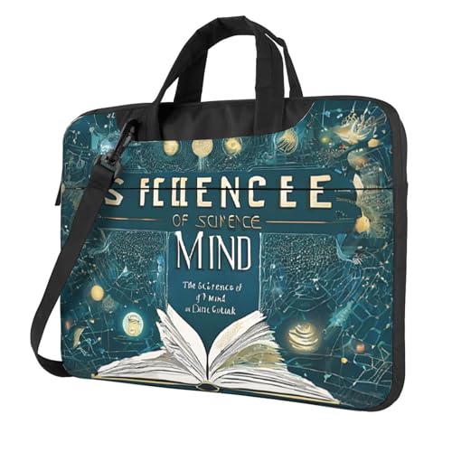 Sacoche ordinateur portable 15.6 pouces noire sac bandoulière science