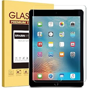 SPARIN Screen Protector Compatible with iPad 6th Generation 9.7 Inch/ iPad 5th Generation, Tempered Glass Compatible…