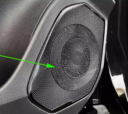 Embellecedor para altavoces de coche RX 2023+ negro: moldura interior elegante 3
