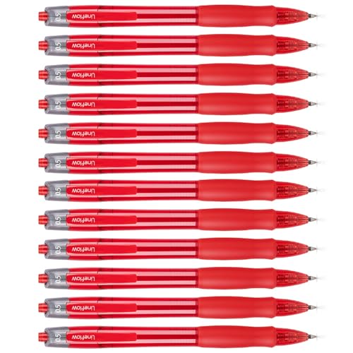 12PCS Quick Drying Gel Inks Pen Retractable Ergonomic Grip 0.5MM for Journaling Note Taking Pen