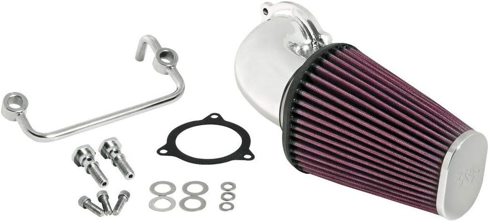 K&N Cold Air Intake Kit: Guaranteed to Increase Horsepower: Fits 2008-2017 HARLEY DAVIDSON (Softail, Heritage, Fat Boy, Breakout, Police, Ultra, Street Glide, other select models)57-1122