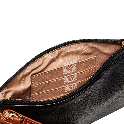 Anne Klein mixed media pouch trio w/wrislet3