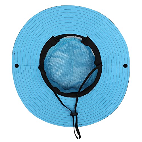 Image of Womens Summer Sun Hat Beach Hat Wide Brim Outdoor UV Protection Hat Foldable Cool Mesh Ponytail Bucket Hat