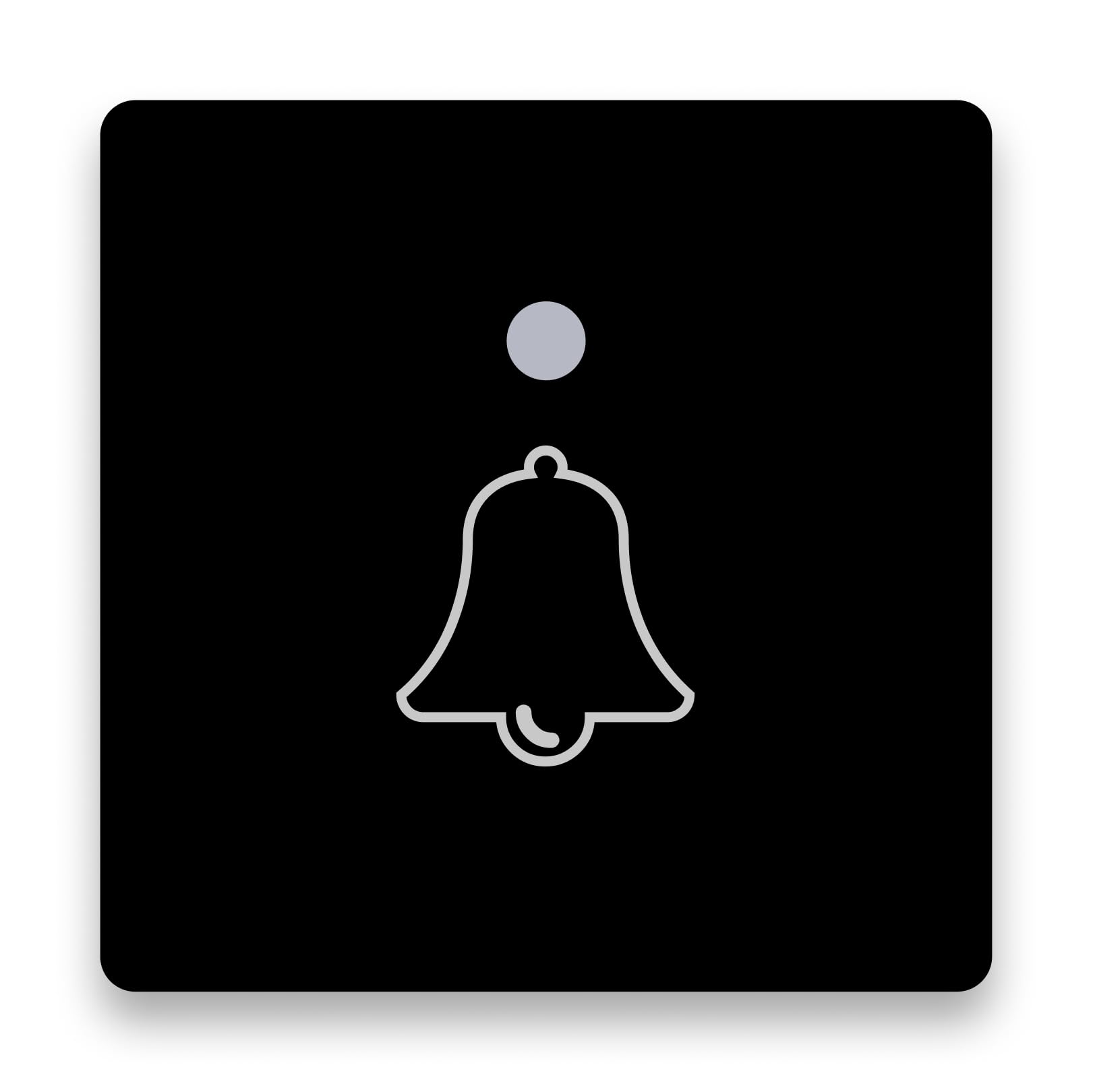 IOTICS Touch Door Bell Switch (Black Variant)