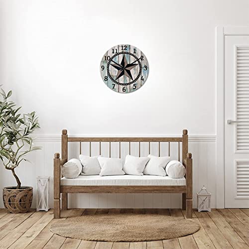 Reloj de Pared Redondo 15 pulgadas de Madera Estilo Antiguo miniatura 7