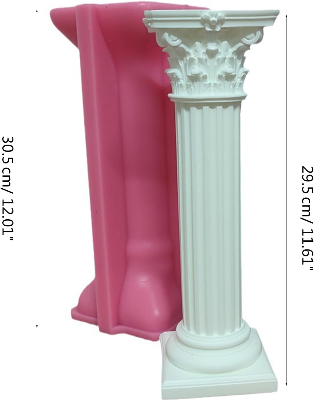 シリコン型型飾り手作りステレオストライプ柱茶ワックスカップの祝福式キャンドルスティックシリコン