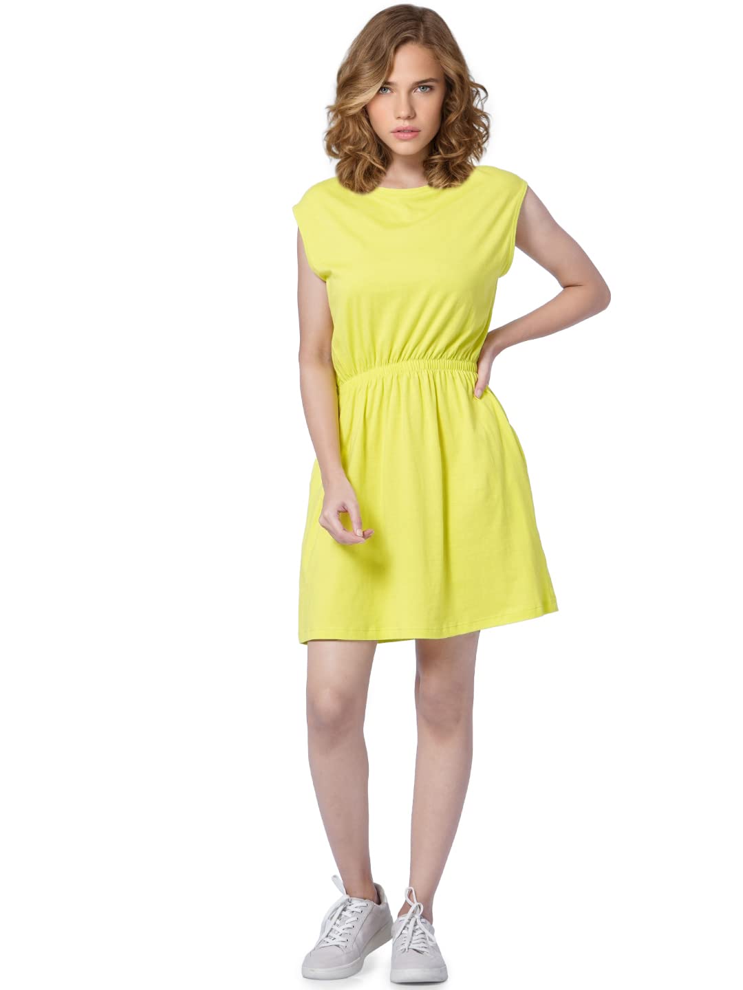 ONLY Women's Cotton A-Line Mini Dress