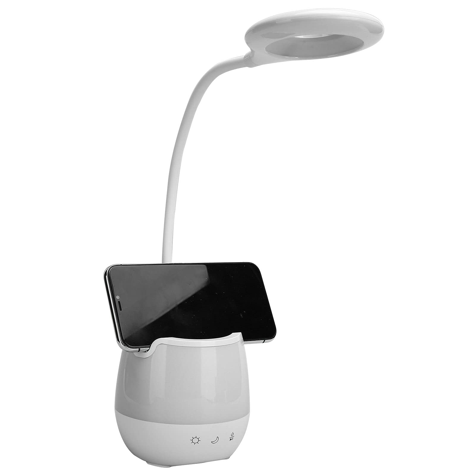 Lampada da Scrivania LED con Controllo Touch, Altoparlante e Luce