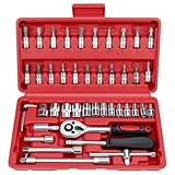 Kit d'extension flexible : les différents adaptateurs et rallonges permettent d'accéder aux vis difficiles d'accès, améliorant ainsi l'efficacité du travail et la facilité d'utilisation.