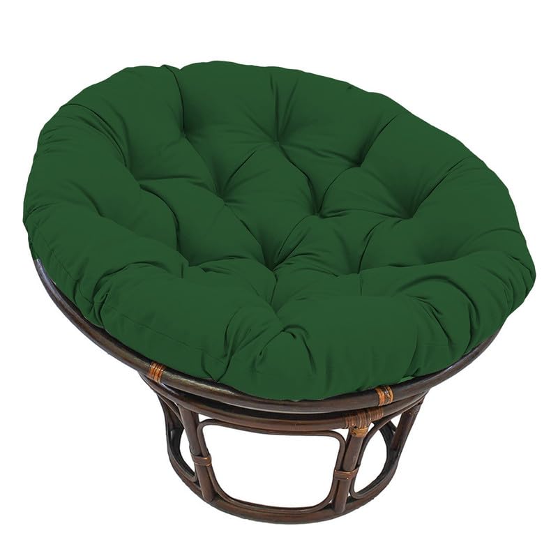 Papasan Round Chair Cushion, Thickened Soft Egg Chair Cushions Replacement, Hanging Swing Seat Pads for Outdoor Indoor Garden Patio (Without Seats) 48”x48”