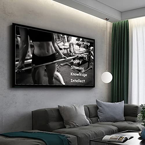 Lirong Leadership Strength Motivational Inspirational Posters Home Decor Wall Art Print For Gym Motivational Quotes Poster Printing 24X36Inch(60X90Cm) #TOP4