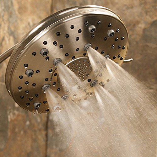 Oxygenics Vortex 8Spray 10 in. Showerhead in Brushed Nickel Amazon