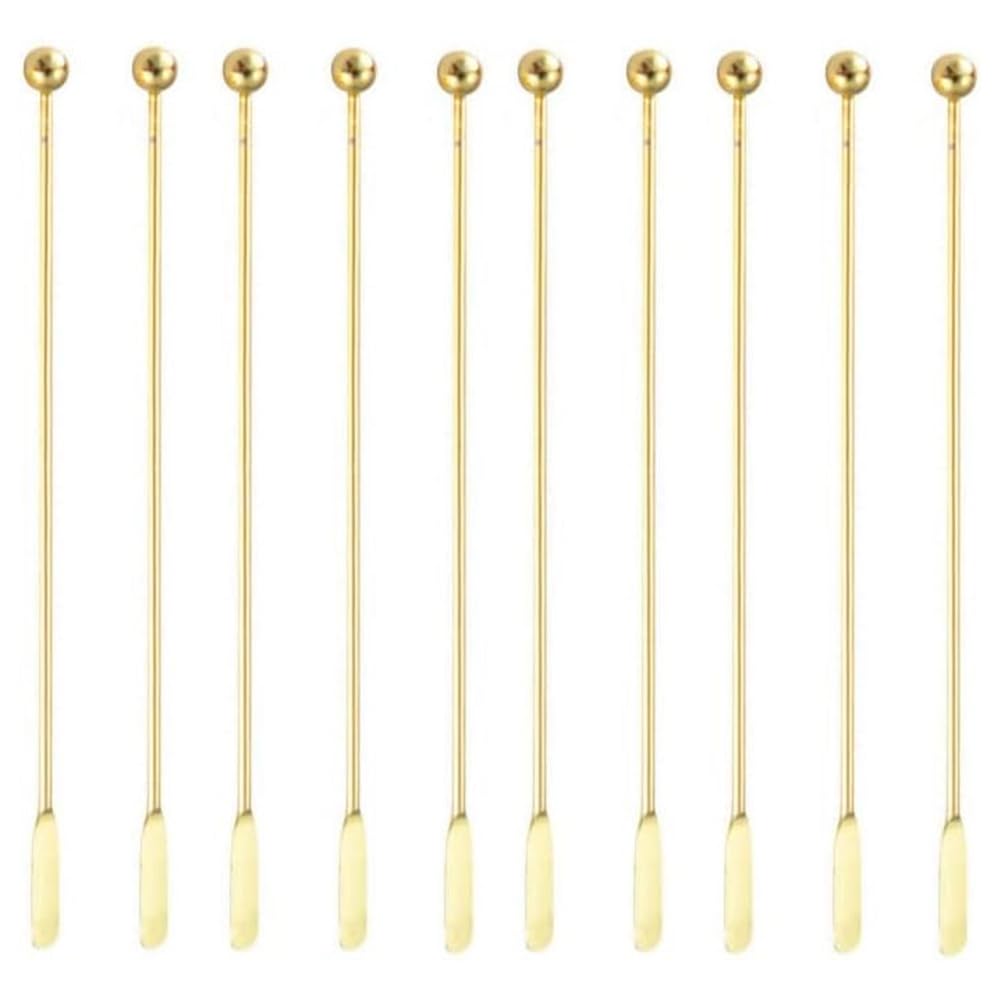 CTRLZS 10 Pcs Coffee Beverage Stir Sticks Cocktail Stirrers Drink Swizzle Stick 7.4inch Swizzle Stick Picks Tools