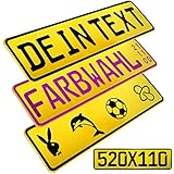 Konfigurierung von Bohrung / Saugnäpfen / Beschichtungsfarbe & Wunschtext möglich