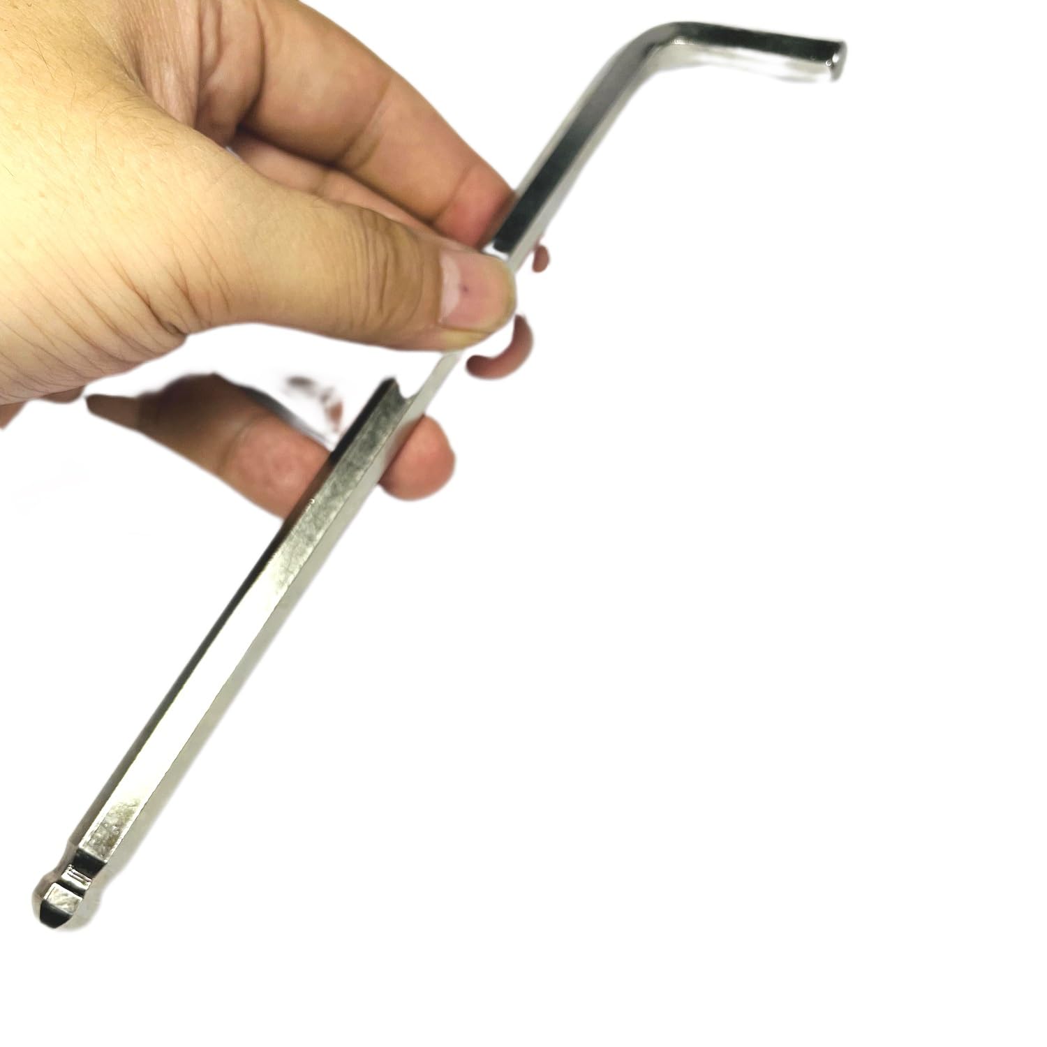 10-teiliges 5-mm-Kugelkopf-Inbusschlüssel-Set, 5-mm-Sechskantschlüssel-Set, 5-mm-Kugelkopf-Sechskantschlüssel, Inbusschlüssel, L-förmiger Sechskantschlüsselsatz mit langem Arm (8 mm)