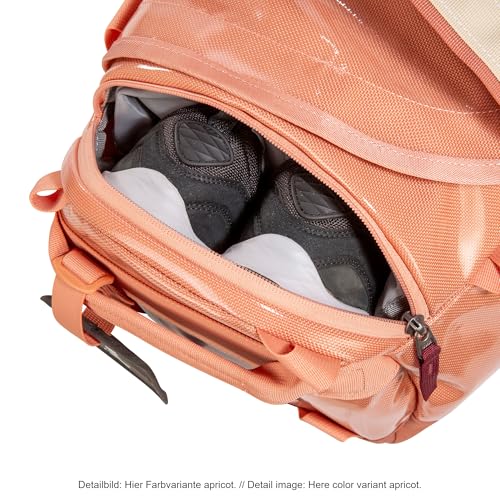 Image of Tatonka Barrel 25L - Waterproof Travel Bag with Large Opening, Padded Base and Lockable Zip, Black, 25 litres, Durable travel bag with stowable backpack shoulder straps