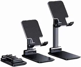 JIANW Suporte Celular de Mesa Retrátil Móvel Tablet Video Chamadas Videos Redes Sociais