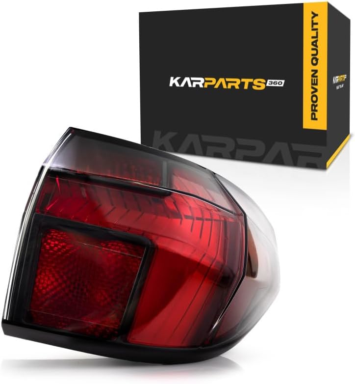 KarParts360 For Hyundai Santa Cruz 2022 2023 2024 Tail Light Passenger Side | Outer | LED | Red Lens | PC Plastic Housing | PMMA Plastic Lens | Replacement For HY2805174 | 92402-K5000