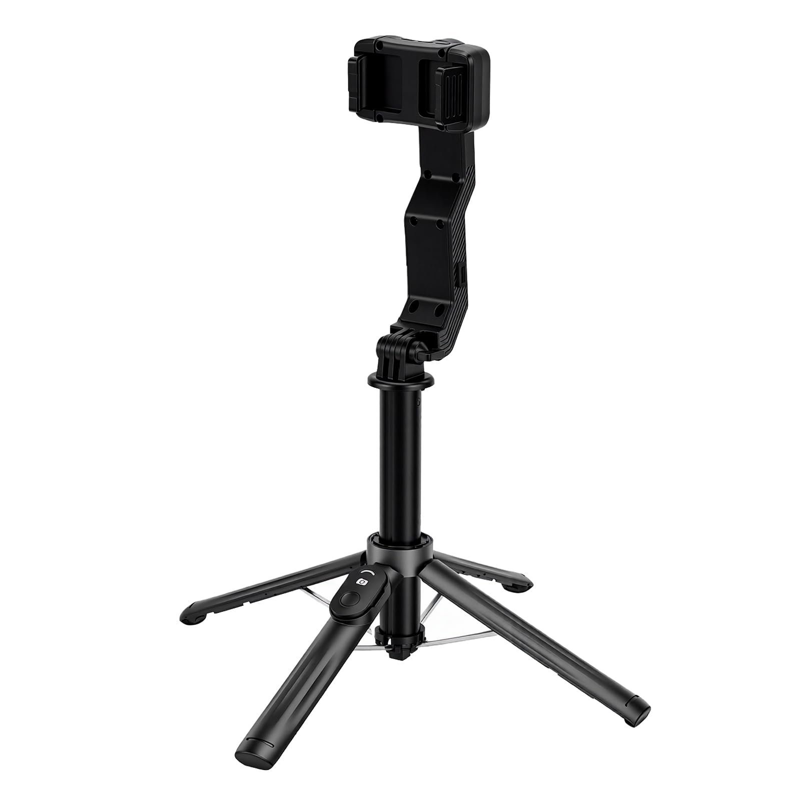 XUMIUZIY Bastone per Selfie, Treppiede con Telecomando Bluetooth 5.2, 101 | Anti-shake, Luce LED con 3 Colori e 3 Livelli, Supporta Android e IOS