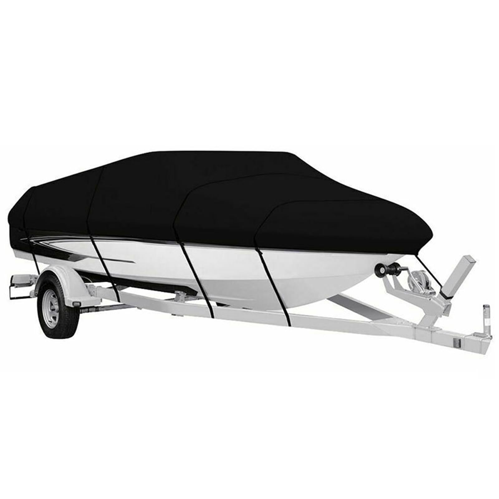 BRRNOO Housse de Bateau, Housses de Kayak, Bâche de Bateau Imperméable et Résistante aux Déchirures, Bâches avec Sangles Coupe-Vent, Housses de Imperméables pour Coque en V, Coque, de Basse, de