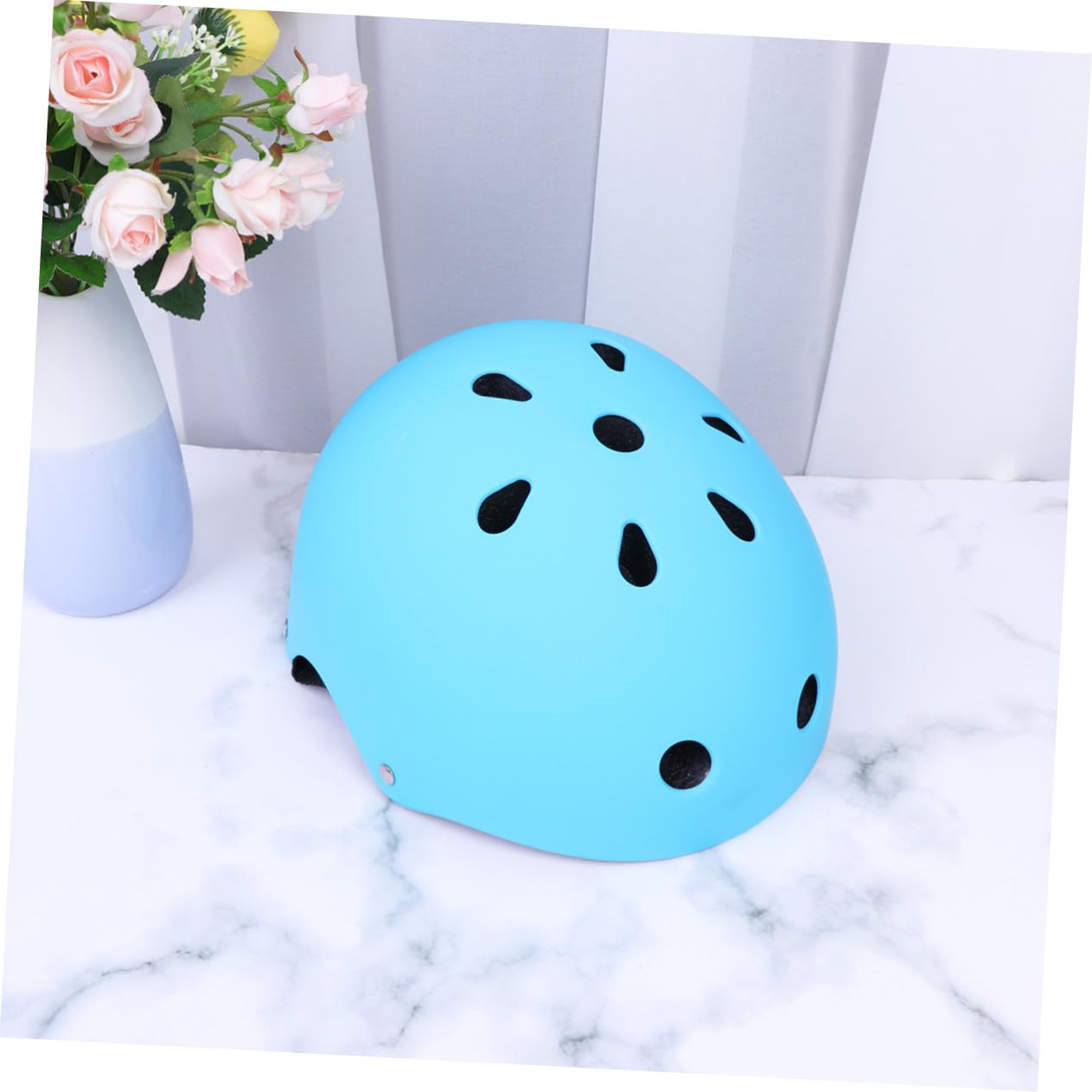 Casco 49-53 Cm para Niños y Adultos Azul de Seguridad