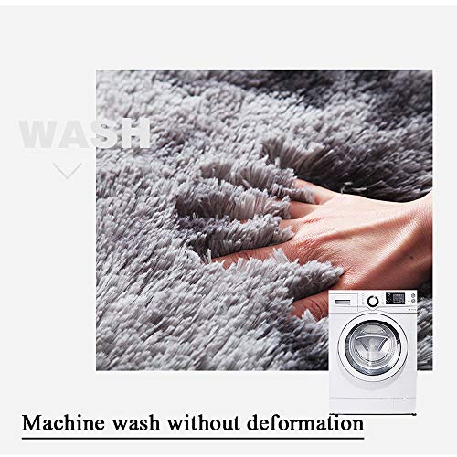 Tapis à poils longs doux violet pour réchauffer un sol de salon - 8