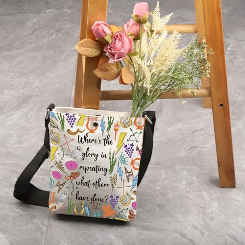 UJIMS Heroes of Olympus Inspired Gift PJ Quote Blood Horse Crossbody Bag PJ Movie Fan Gift4