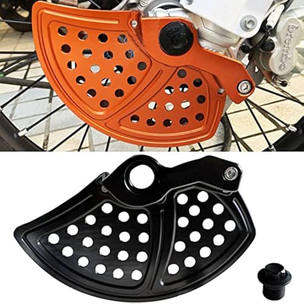 NICECNC Orange Front Brake Caliper Disc Cover Guard Compatible With KTM 125-530 SX