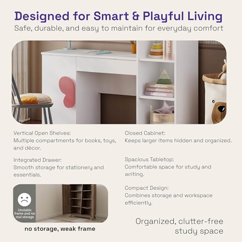 Image of Wakefit Blocksy Engineered Wood Study Table