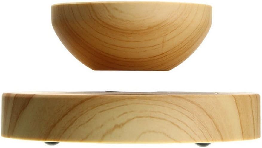 Levitating Magnetic Floating Air Bonsai Pot with (Exclusive) Princess Mononoke Luminous Tree Elves Decoration Set (6 Pieces)