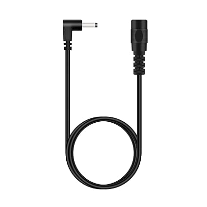 Fancasee 3 ft 3.5mm x 1.35mm DC Power Extension Cable 90 Degree Right Angle Male to Female Plug Adapter Extension Cord for IP Camera CCTV Surveillance Security Camera LED Strip DVR Router
