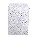 LIOOBO Housse de Protection pour Machine à Laver Chargement par Le Haut Lave-Linge Sèche-Linge Étanche Imperméable Motif de Mini Fleurs 54 x 54 x 82 cm