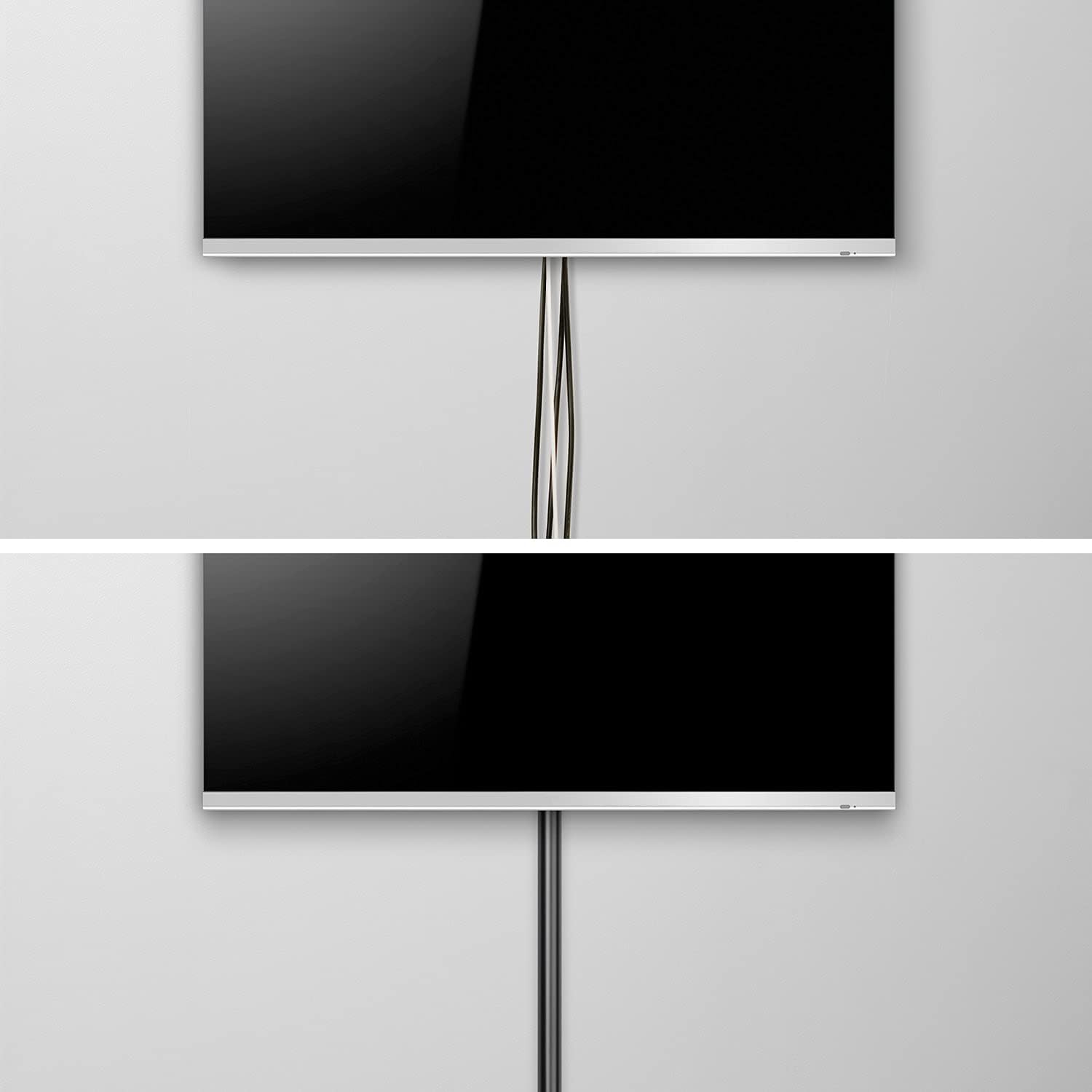 D-Line 3015KIT002 4-Meter Mini Trunking Multipack, Self-Adhesive Cord Cover, Electrical Wire Tidy, Popular Cable Management Solution, 4 x 1 Meter Lengths & Accessories, Black – 30mm (W) x 15mm (H)